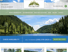 Tablet Screenshot of pillarlake.com